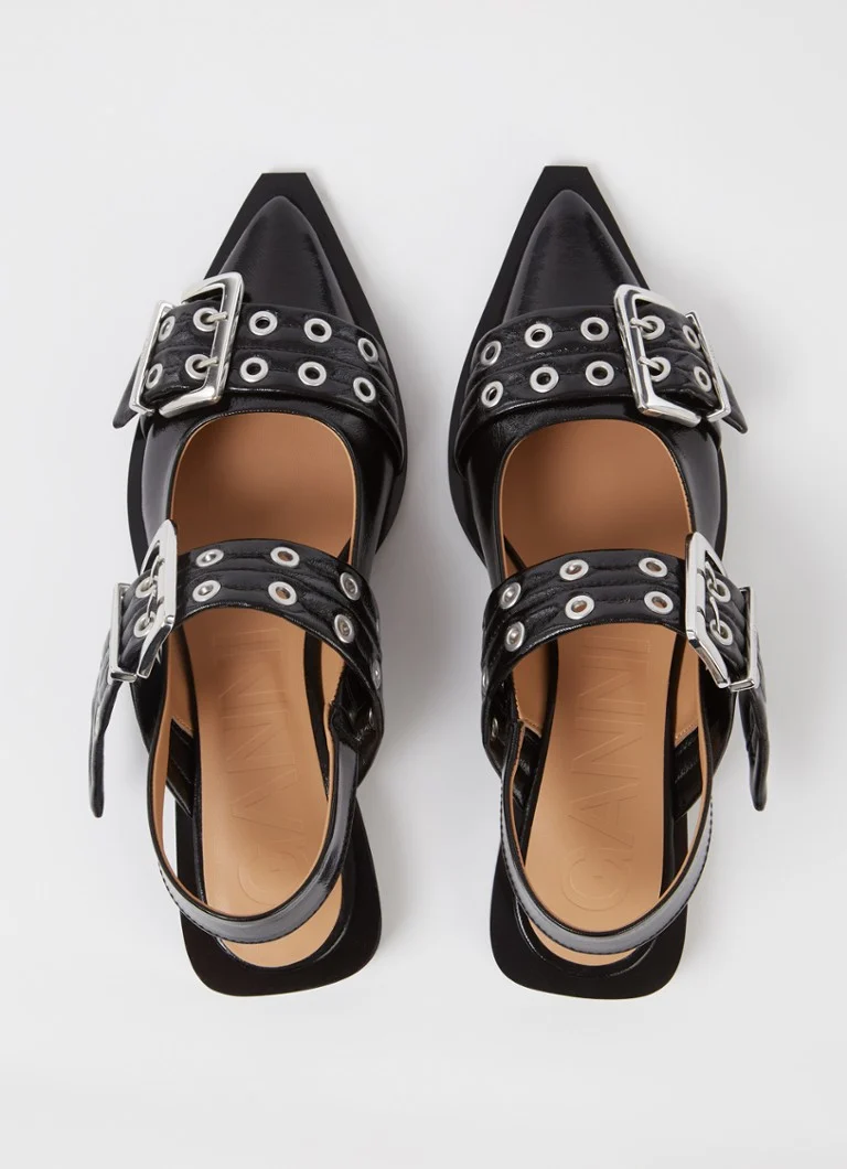 Ganni Slingback with buckle detail