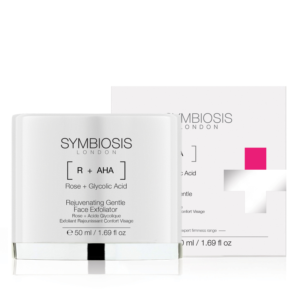 symbiosis [Rose + Acide Glycolique] - Exfoliant Rajeunissant Confort Visage Masques & Exfoliants