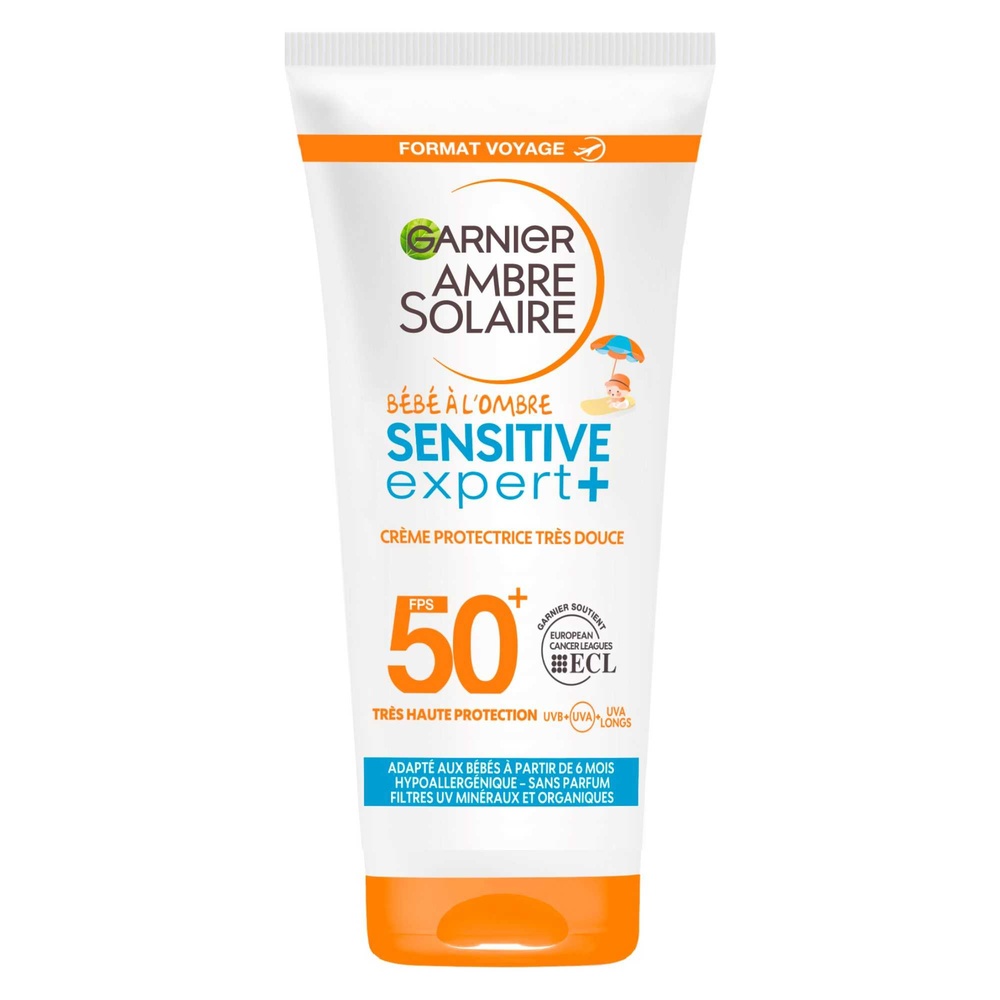 garnier Ambre Solaire Sensitive Expert+ Bébé à l'ombre Sensitive FPS50+
