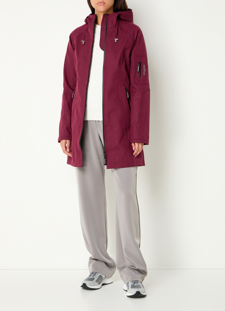 Ilse Jacobsen Rain37 softshell rain jacket with drawstring and zipper pockets