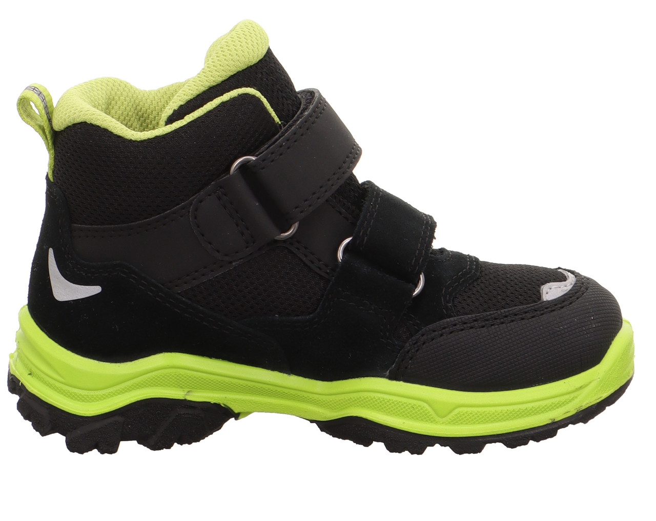 JUPITER - Schwarz/HellgrünBoots mit Klettverschluss