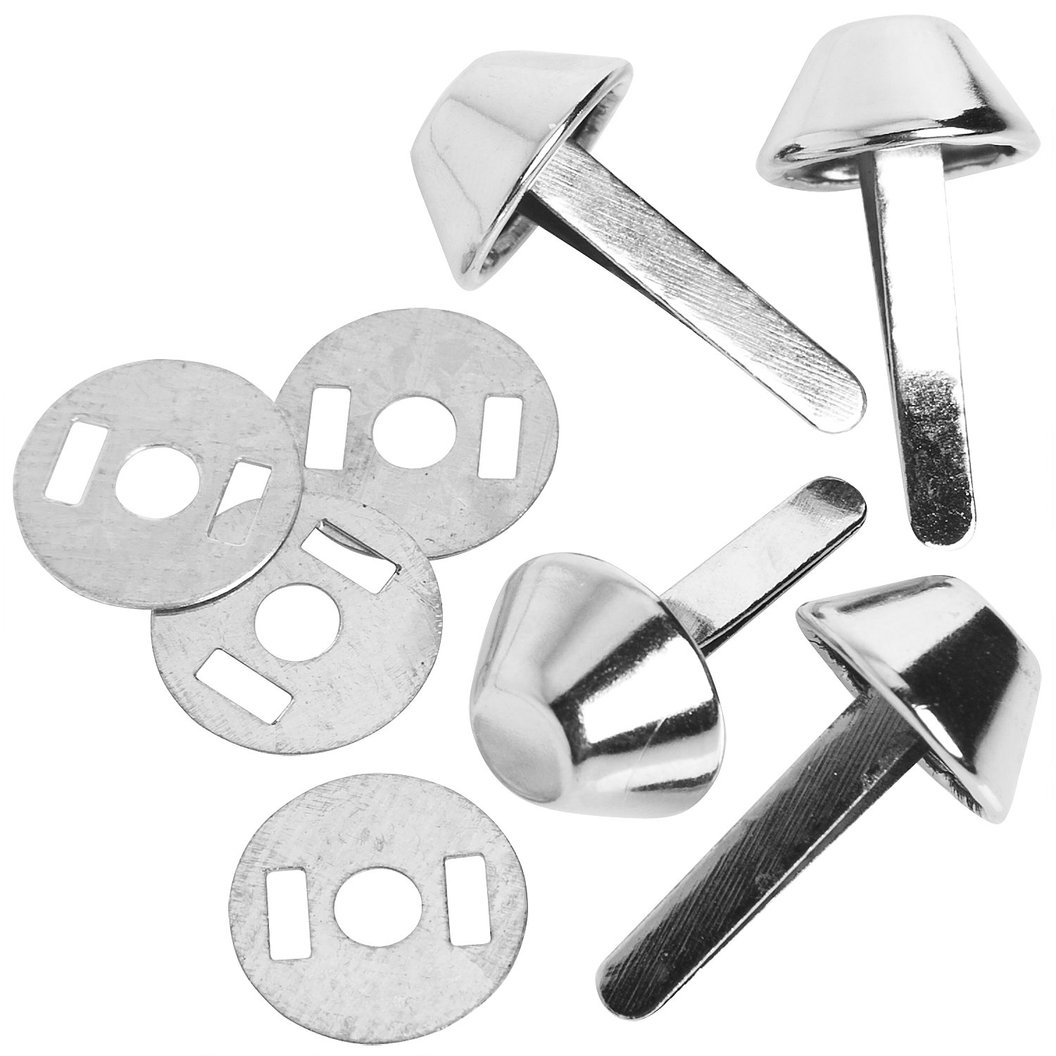 buttinette Taschenfüße, Größe: 15 mm Ø, Inhalt: 8 Stück