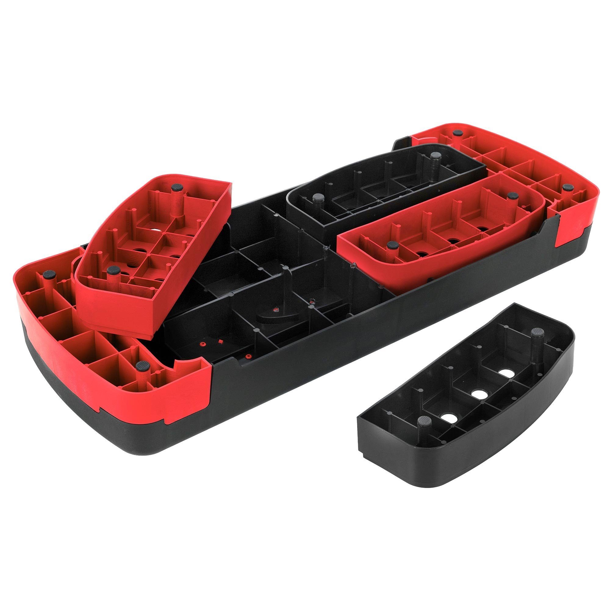 ECD Germany Stepper Stepper für Aerobic und Fitness 80x30 cm rot