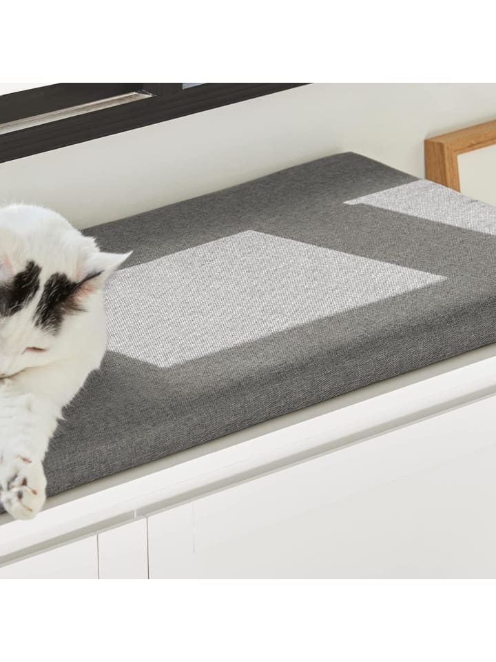 SoBuy Katzenhaus in Weiß - (B)90 x (H)44 x (T)36cm günstig kaufen onesize