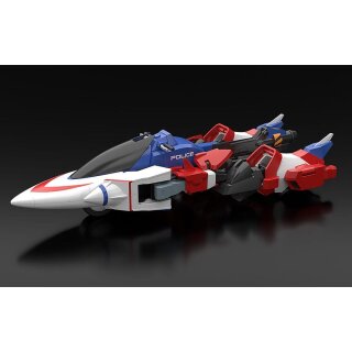 Armored Police Metal Jack Moderoid Plastic Model Kit Hyper Red Jack Armor 16 cm