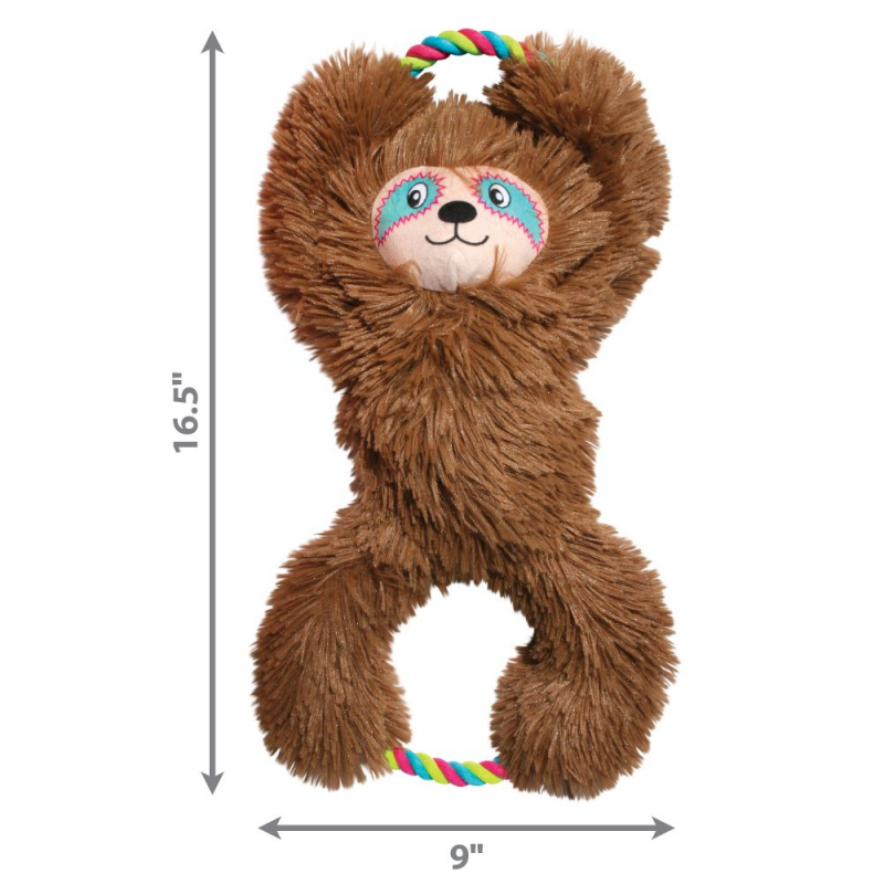 KONG Kuscheltiere KONG Tuggz Sloth XL