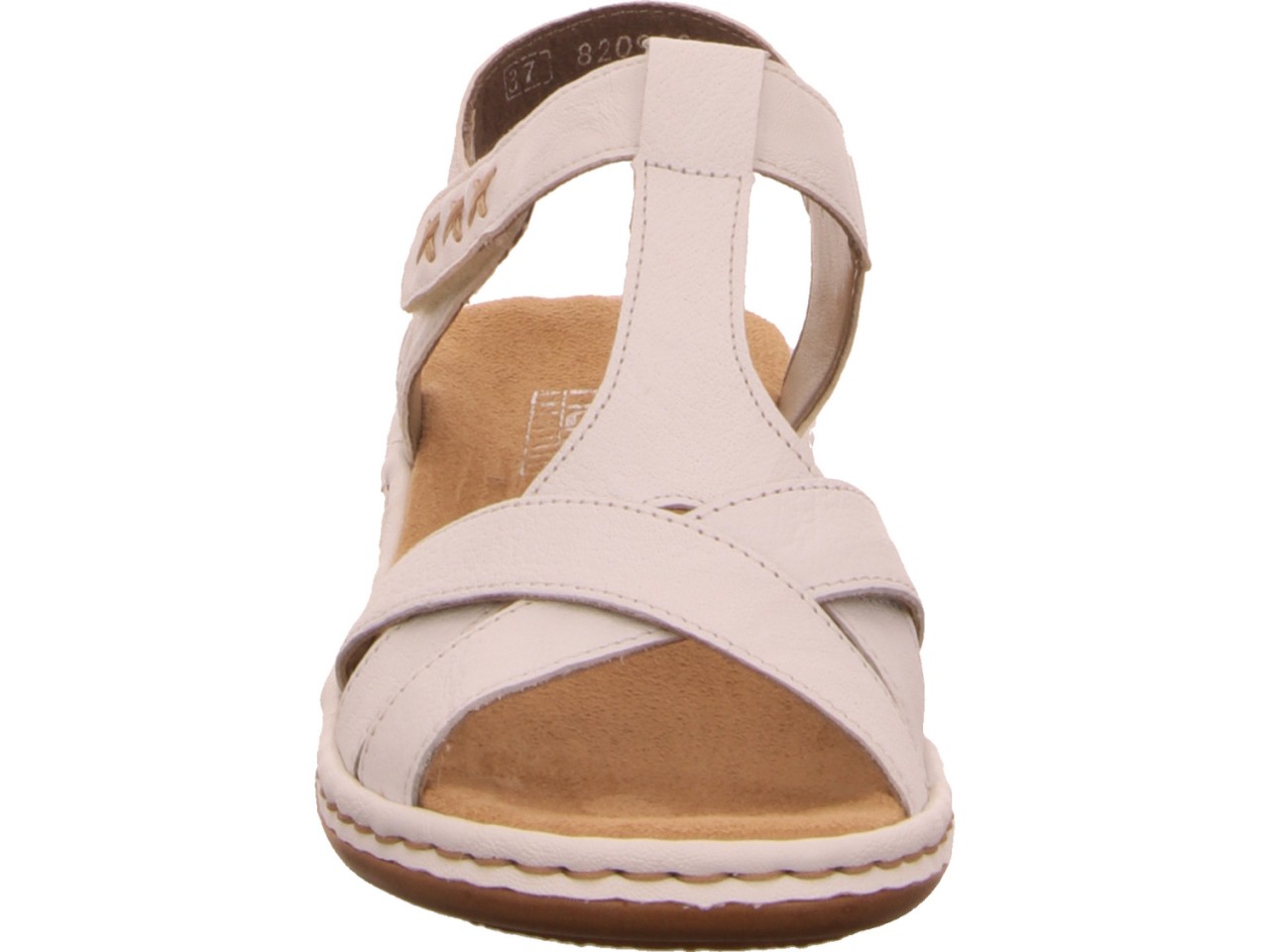 RIEKER Klassische Sandalen weiss