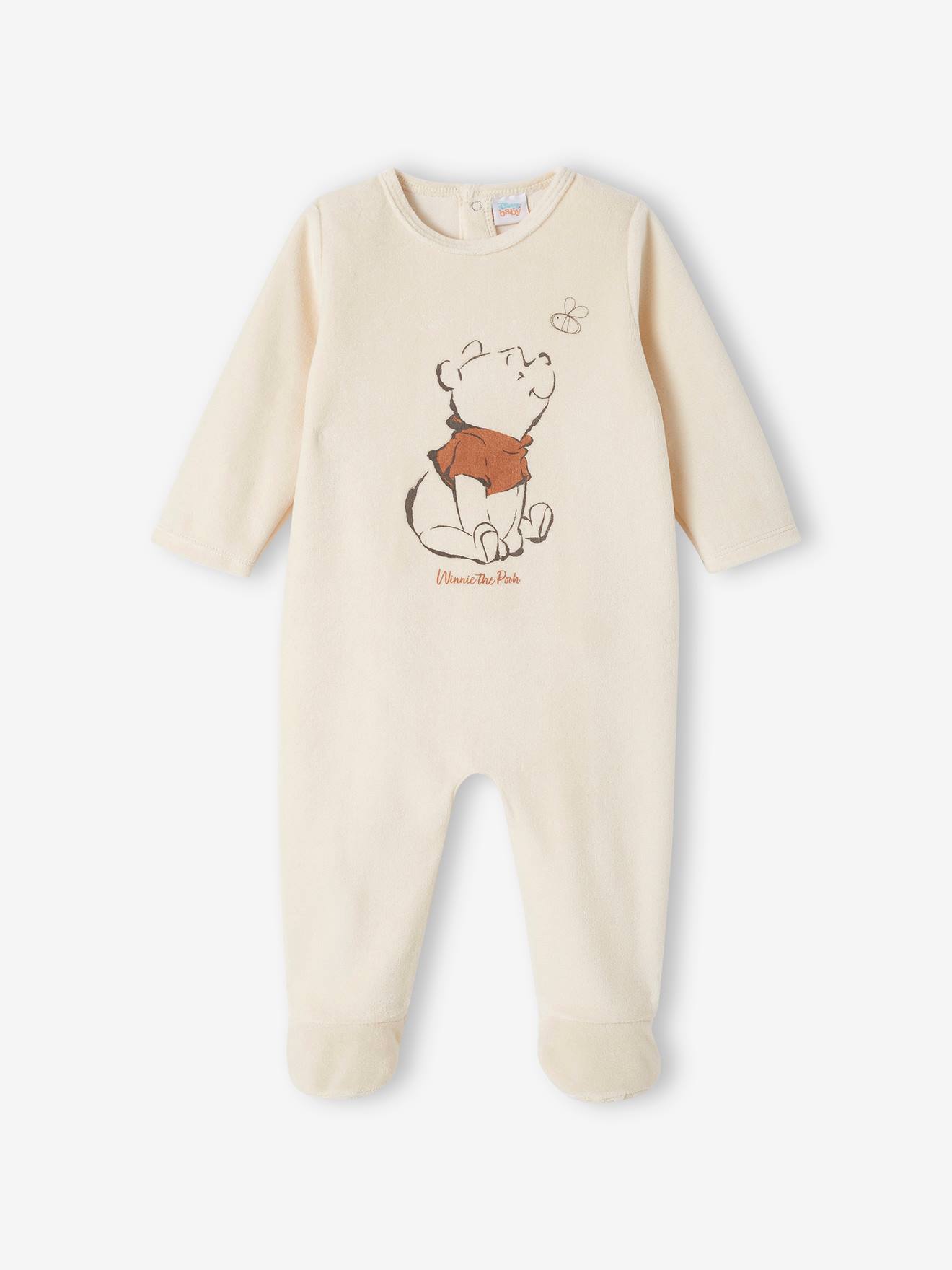 Dors-bien bébé garçon DS® Winnie l’Ourson en velours vanille