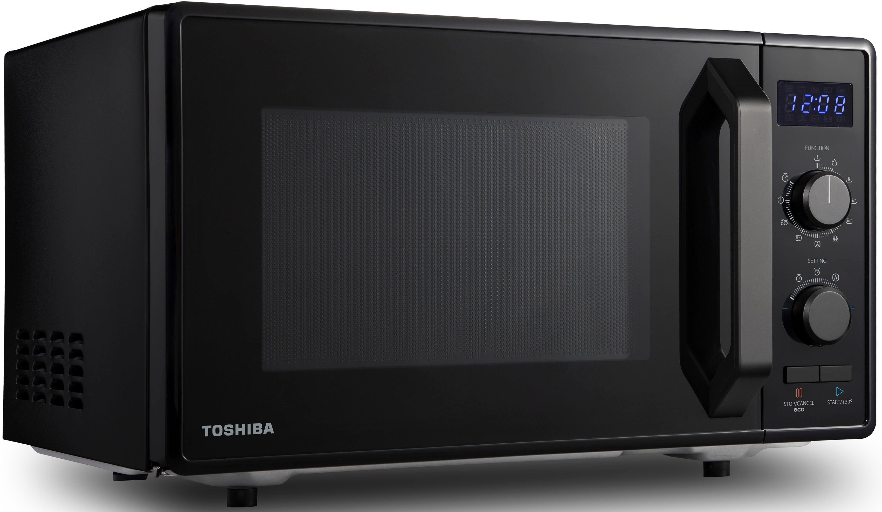 Toshiba Mikrowelle MW2-AG23PF(BK), Grill und Heißluft, Mikrowelle, 23 l