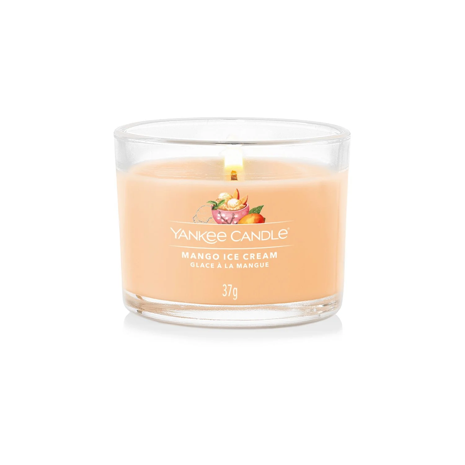 Gefüllte Votivkerzen Mango-Eiscreme - Duftkerze