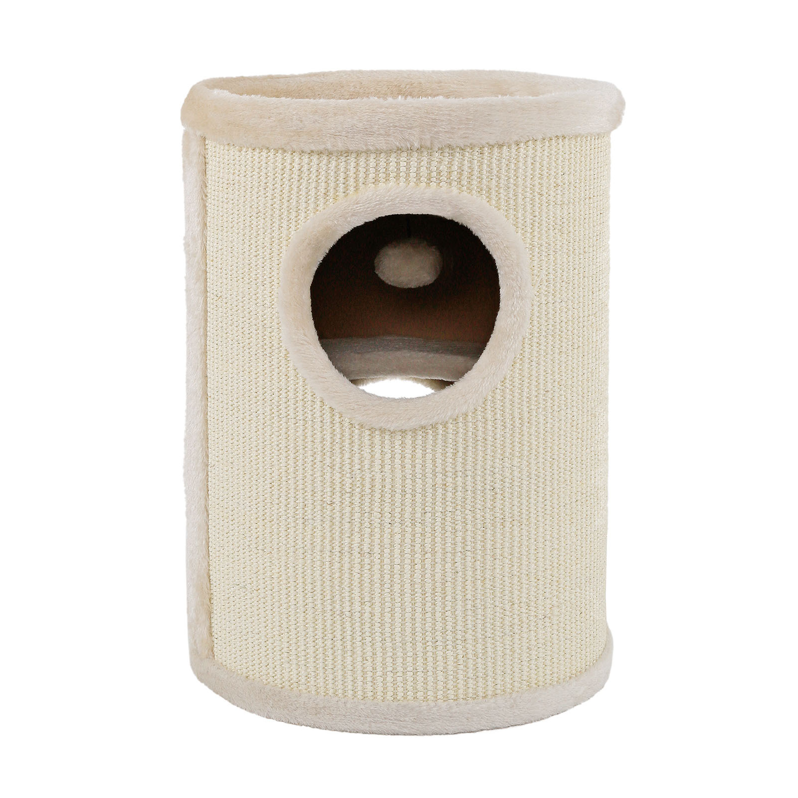 Lionto Kratztonnen Lionto 50cm Kratztonne mit Sisal beige