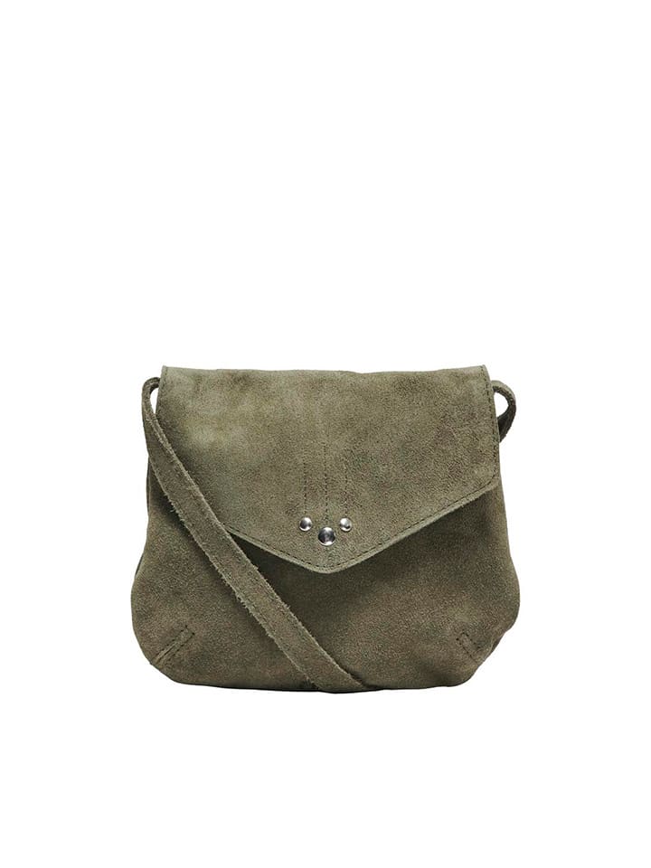 ONLY Leder-Umhängetasche in Khaki - (B)18 x (H)16 cm günstig kaufen onesize