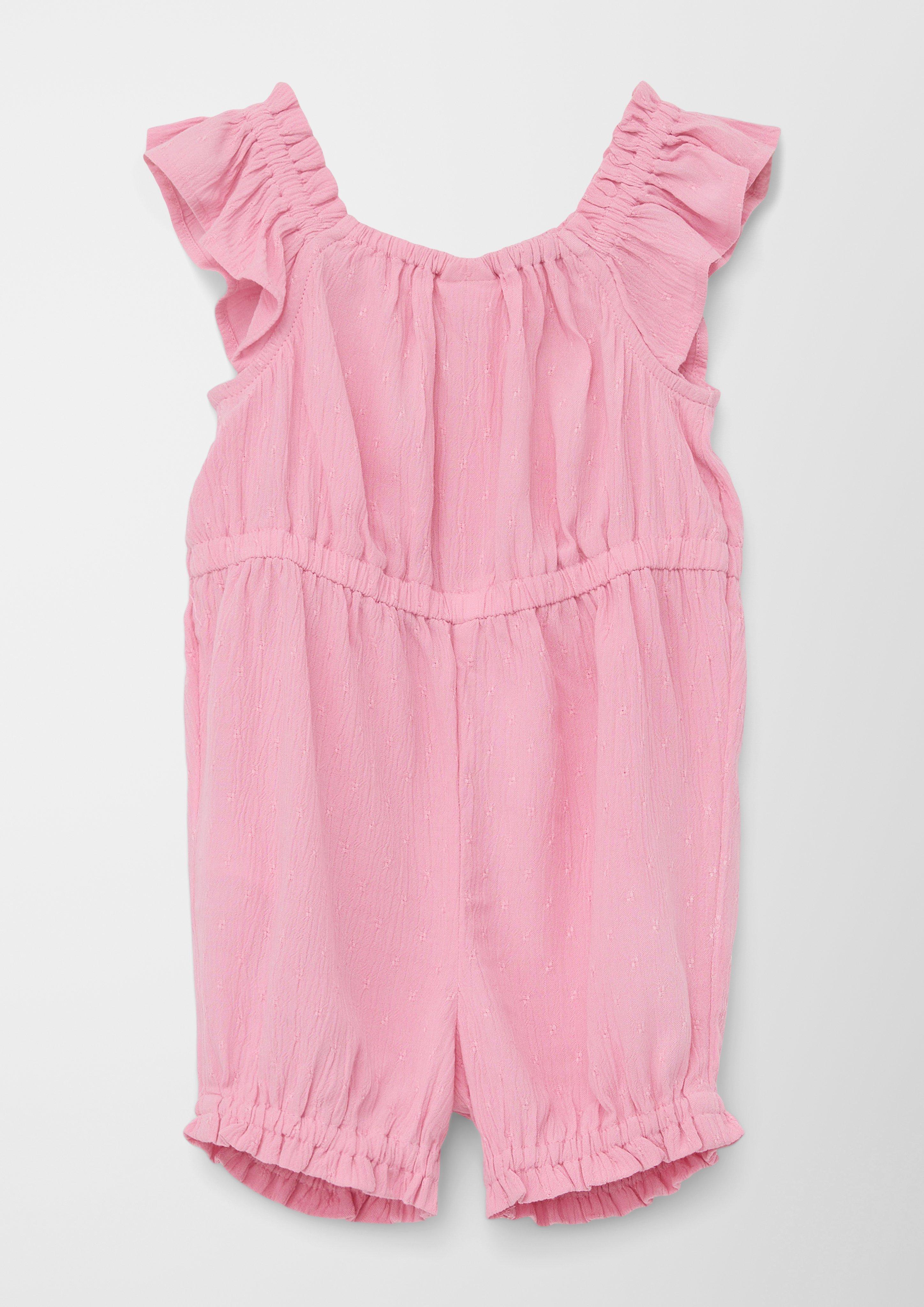 Süßer Crêpe-Overall aus Viskose  2130667-4325