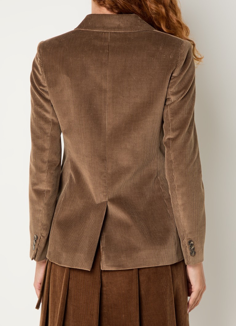 Dvouřadé sako MaxMara z coduroy