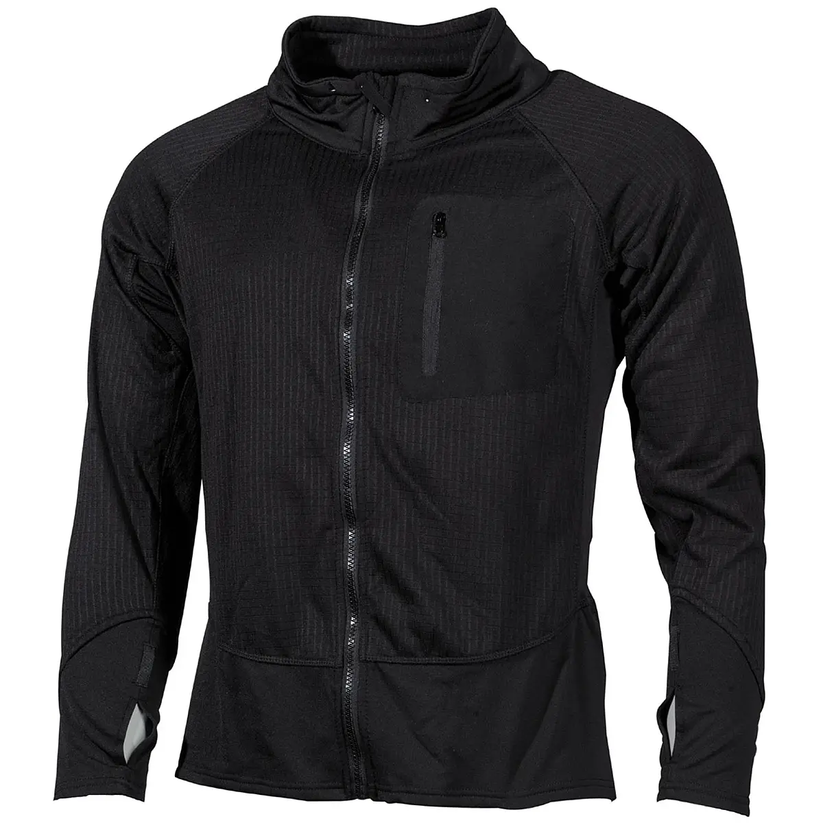 US Unterziehjacke Tactical schwarz