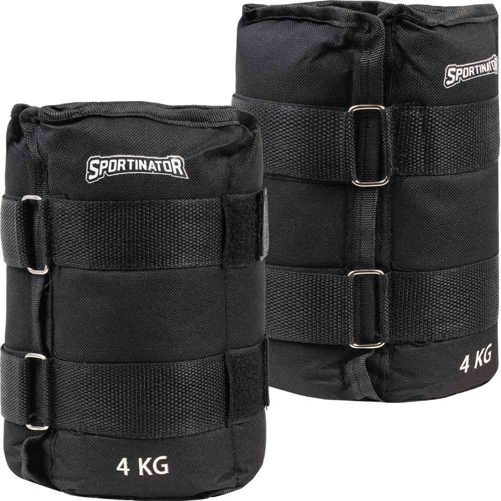 SPORTINATOR Arm- & Bein-Gewichtsmanschetten 4 kg 2 Stück