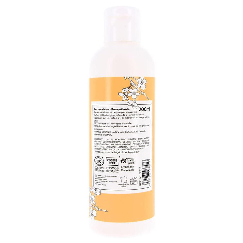 nijiko Eau Micellaire Bio pour Peau Grasse Démaquillant et nettoyant
