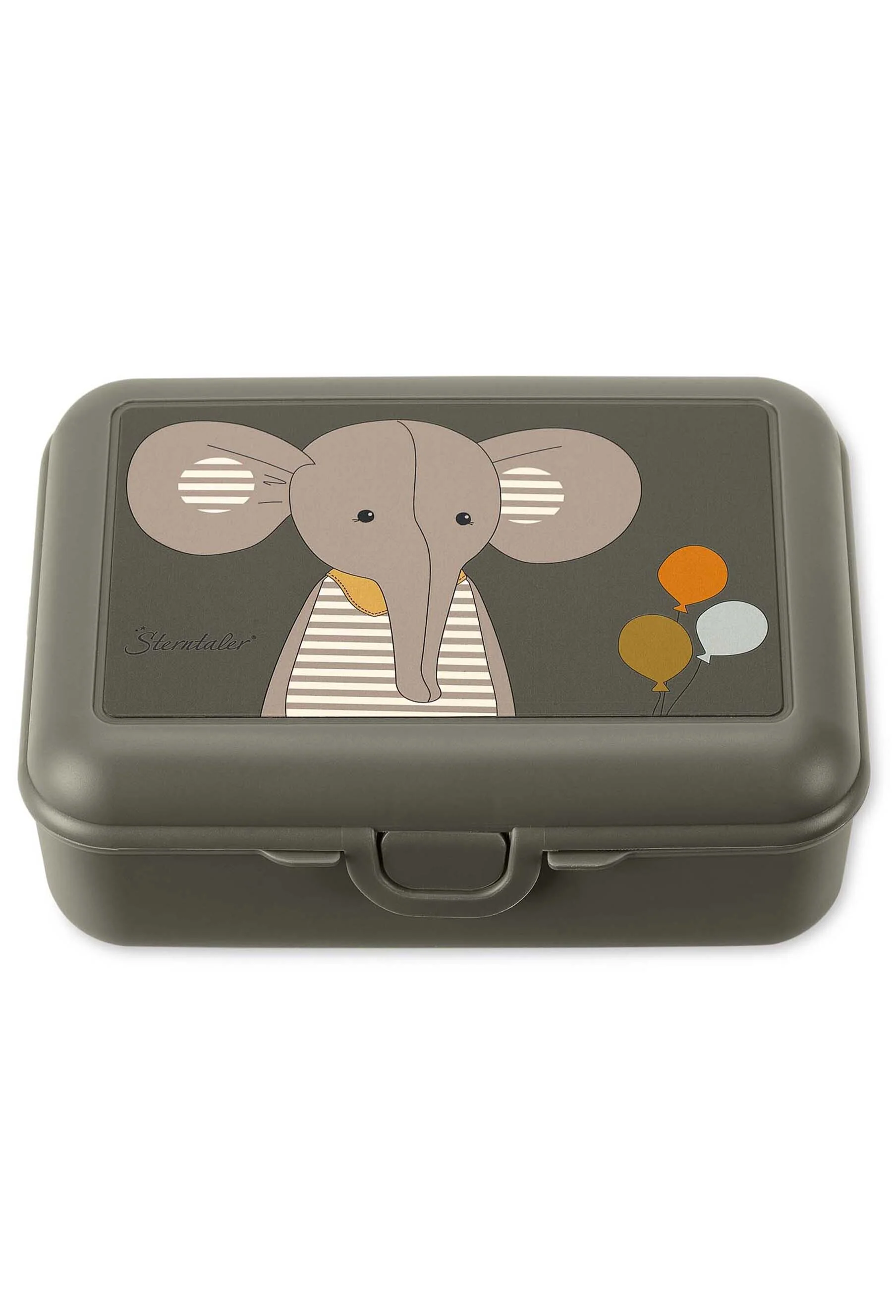 Brotdose Elefant Eddy in Dunkelgrün