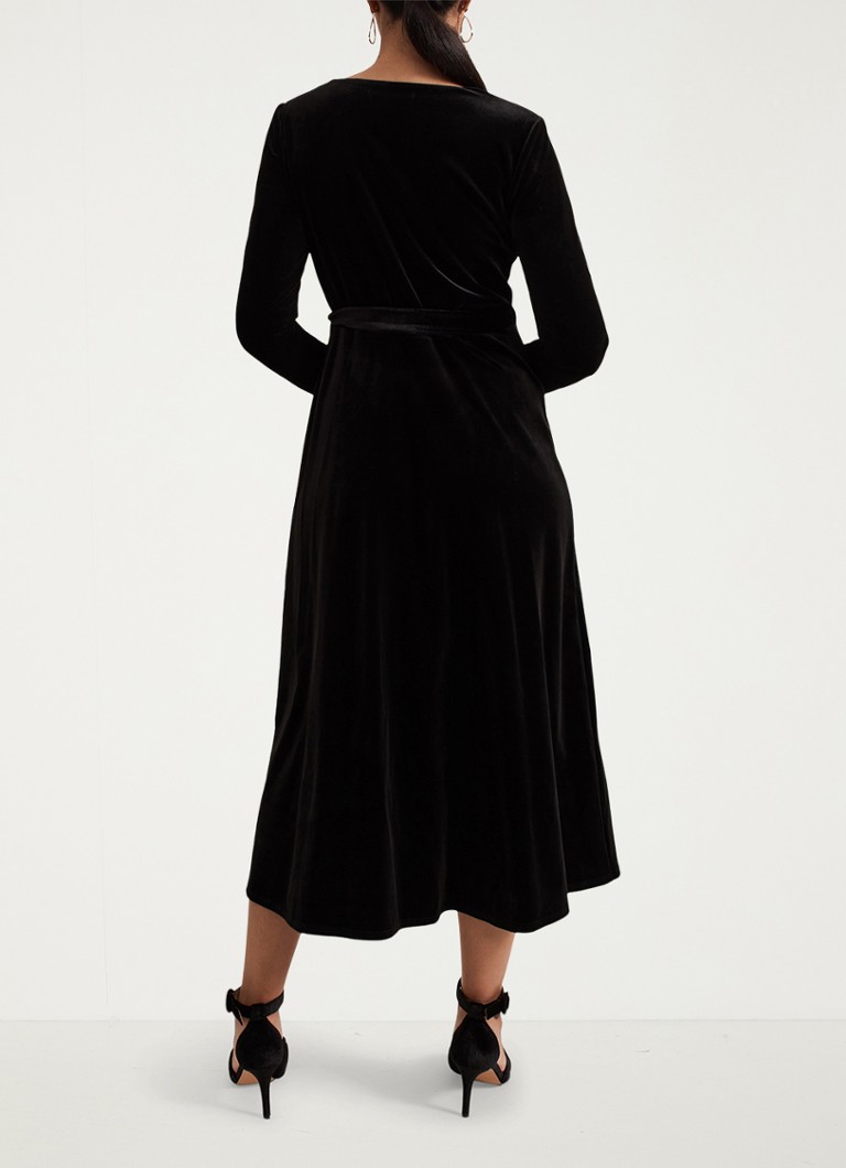 Phase Eight Petite Julia midi bársony ruha