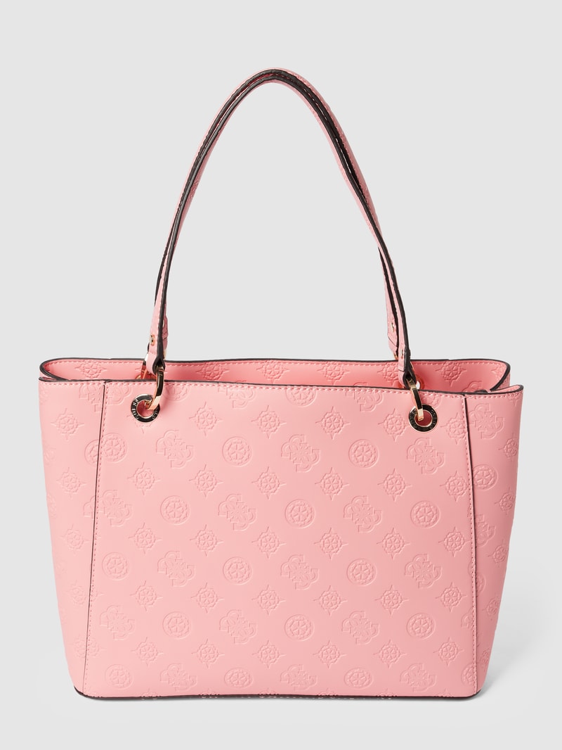 Tote Bag mit Label-Details Modell 'GALERIA' in pink