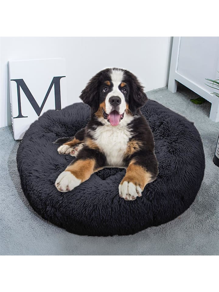 Intirilife Hundebett Katzenbett in Dunkel Grau 80cm günstig kaufen 80 cm