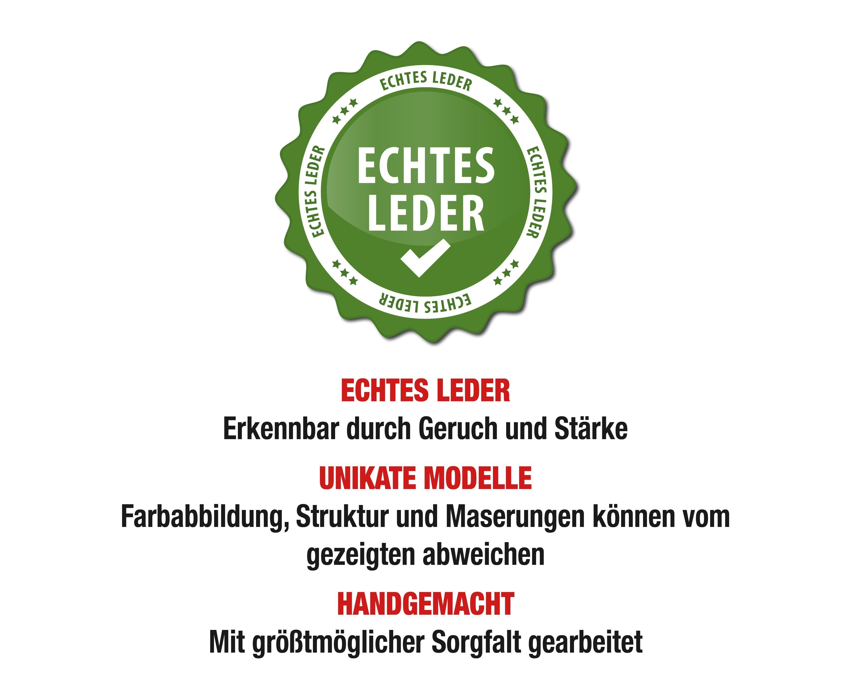 COLOGNEBELT Ledergürtel C16-PL 3 cm breiter Ledergürtel in Dunkelbraun mit Gürtelschnalle in Gold