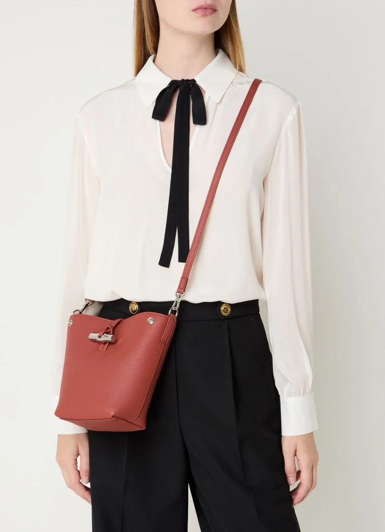 Longchamp Le Roseau shoulder bag with detachable shoulder strap
