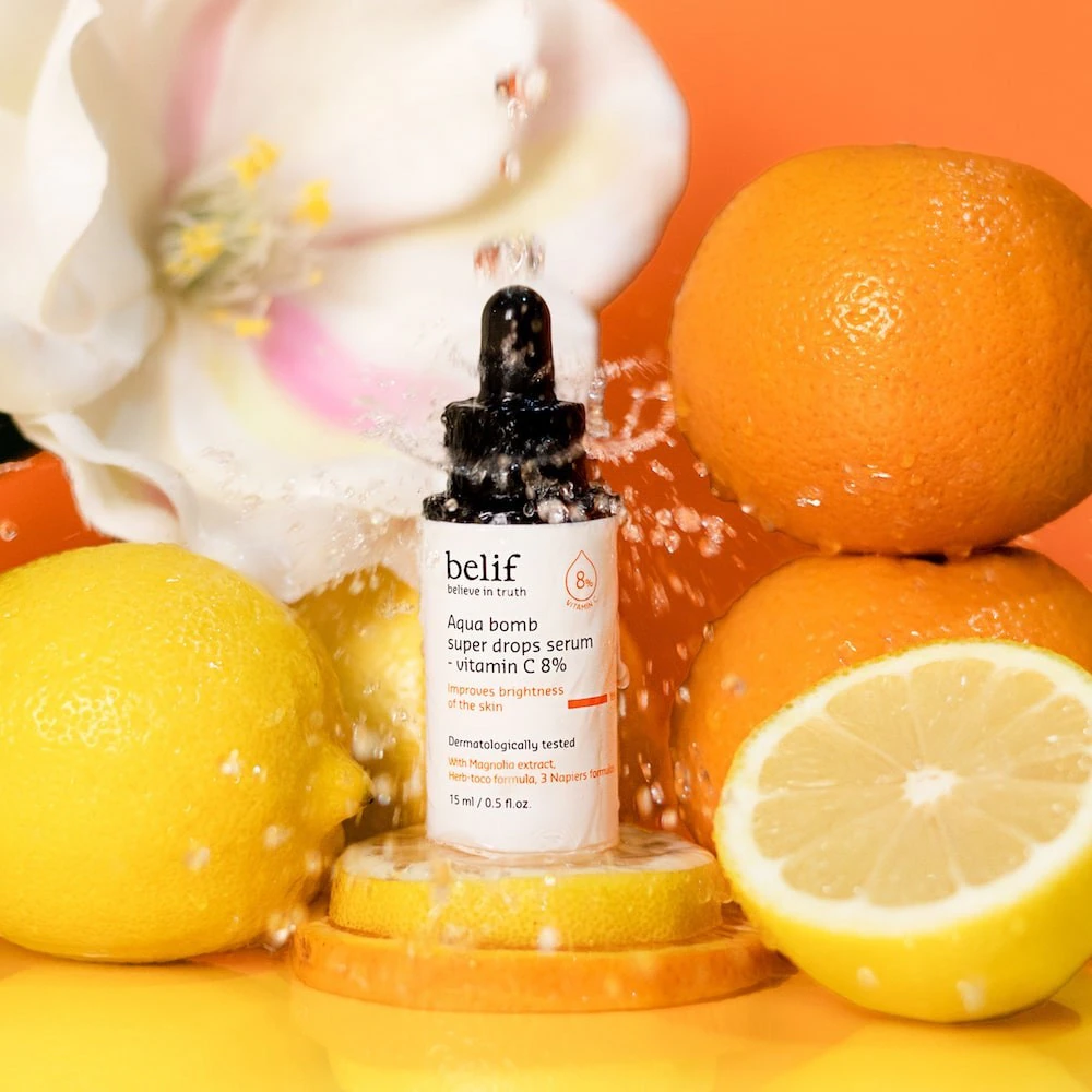 Belif Aqua Bomb Super Drops Serum - vitamin C 8%