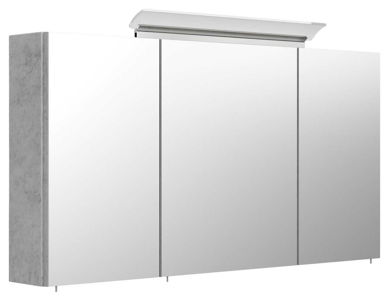 Posseik Badmöbel-Set Teramo 100 cm (4-teilig) Beton EEK: F
