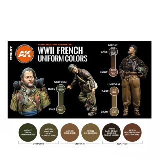 WWII French Uniform Colors