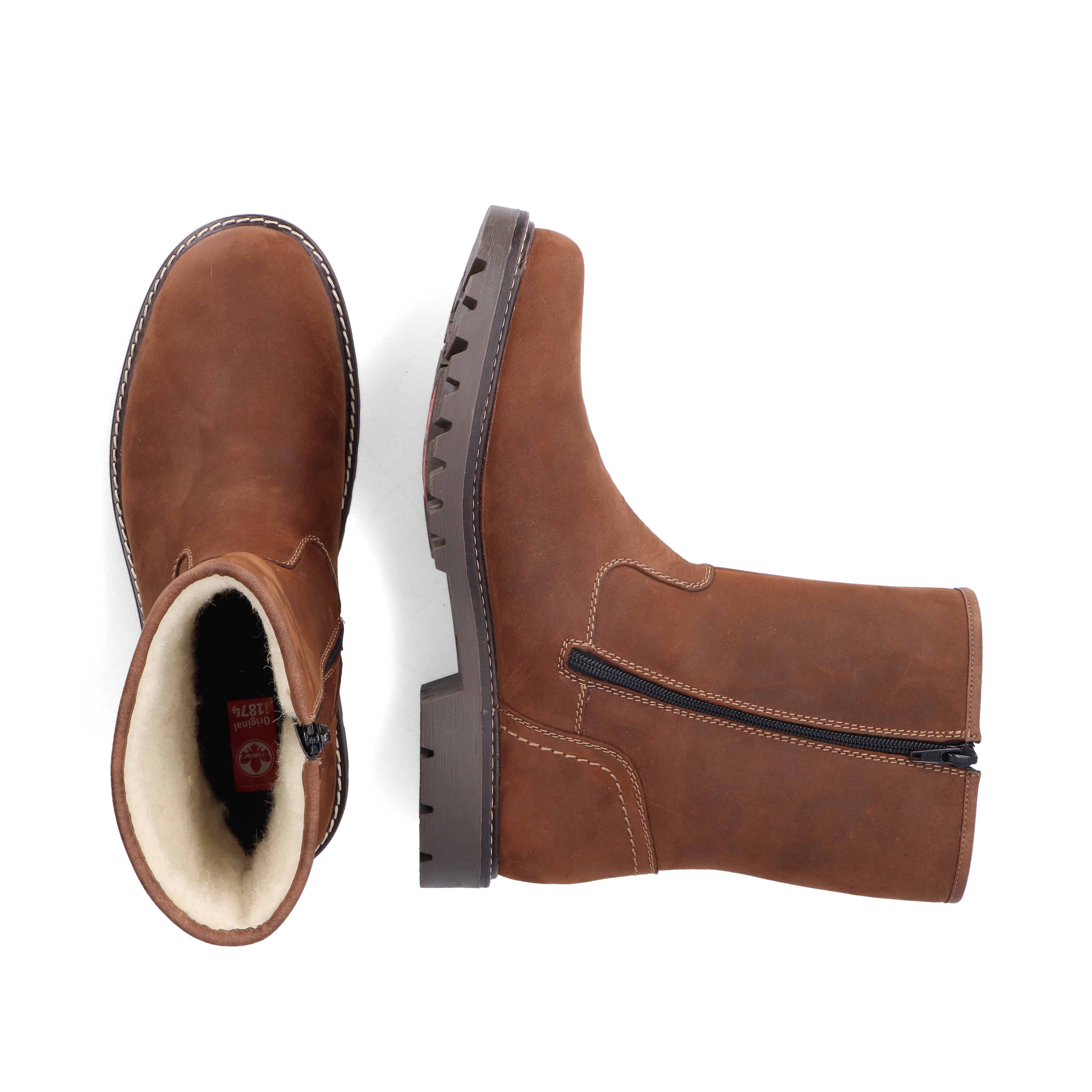 Rieker Herren Kurzstiefel kupferbraun