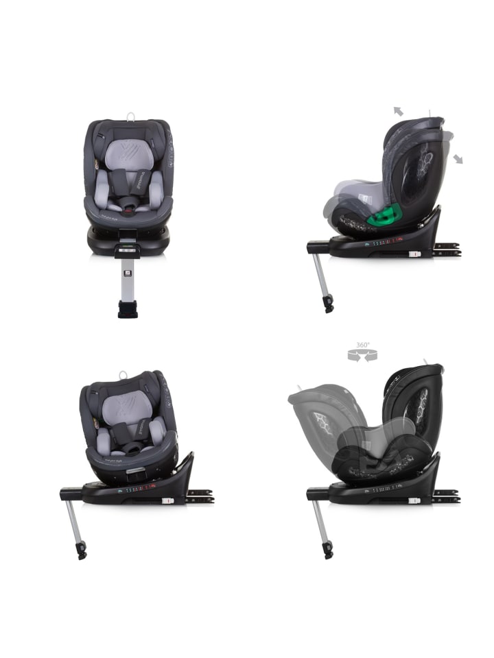 Chipolino i-Size Kindersitz Maximus (40 - 150 cm) in grau günstig kaufen onesize