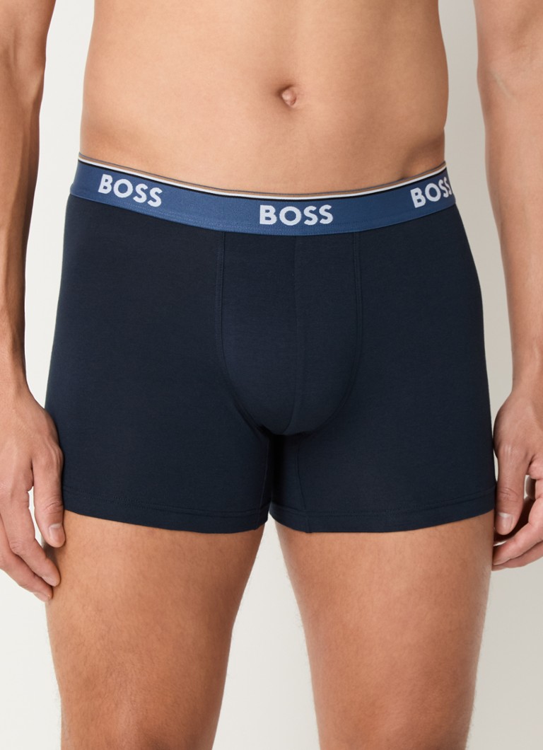 HUGO BOSS Boxer shorts with logo waistband in a 3-pack