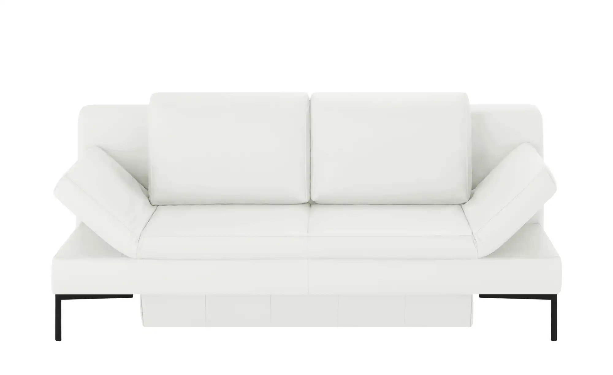 Schlafsofa mit Sitz- und Rückenfläche aus Echtleder Kenny