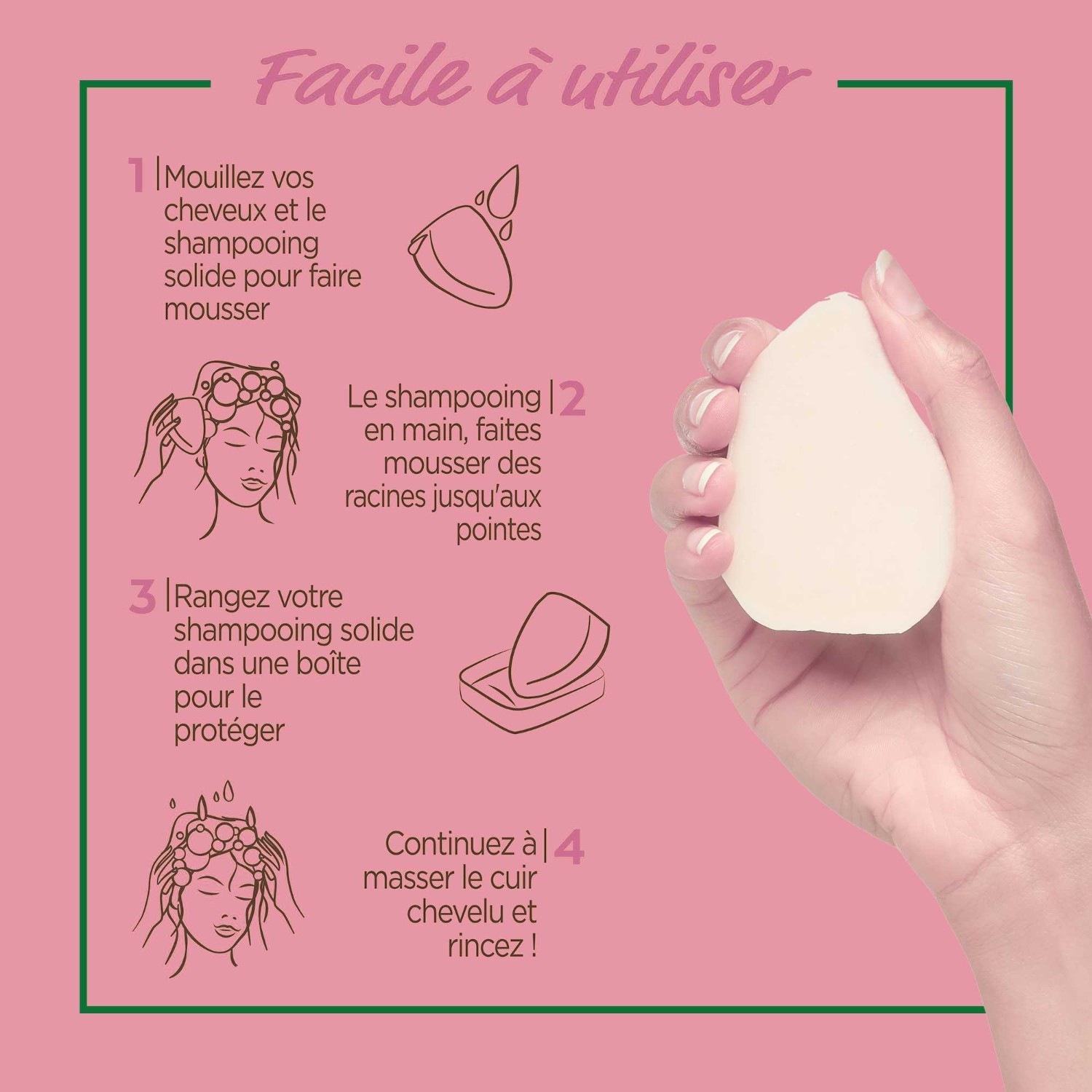 Garnier nježni hidratantni čvrsti šampon