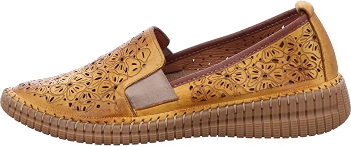 GEMINI Klassische Slipper gelb ocker
