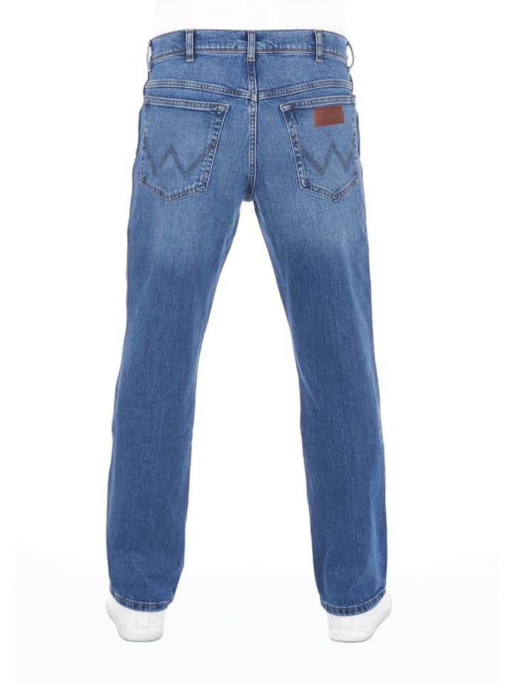 Wrangler Jeans Texas Stretch regular/straight in Blau günstig kaufen
