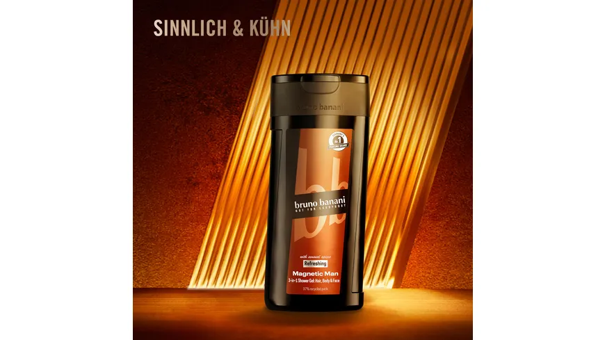 bruno banani Magnetic Man 3-in-1 Duschgel 250 ml
