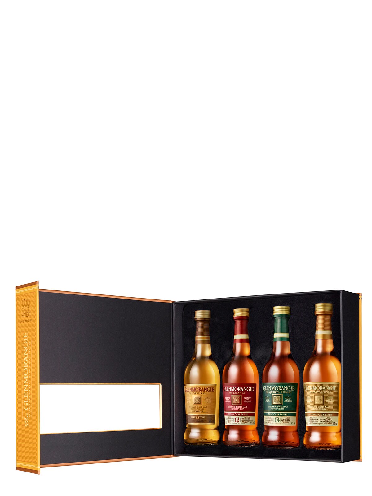 Glenmorangie TASTING SET: THE ORIGINAL, LASANTA, NECTAR D'ÒR UND QUINTA RUBAN