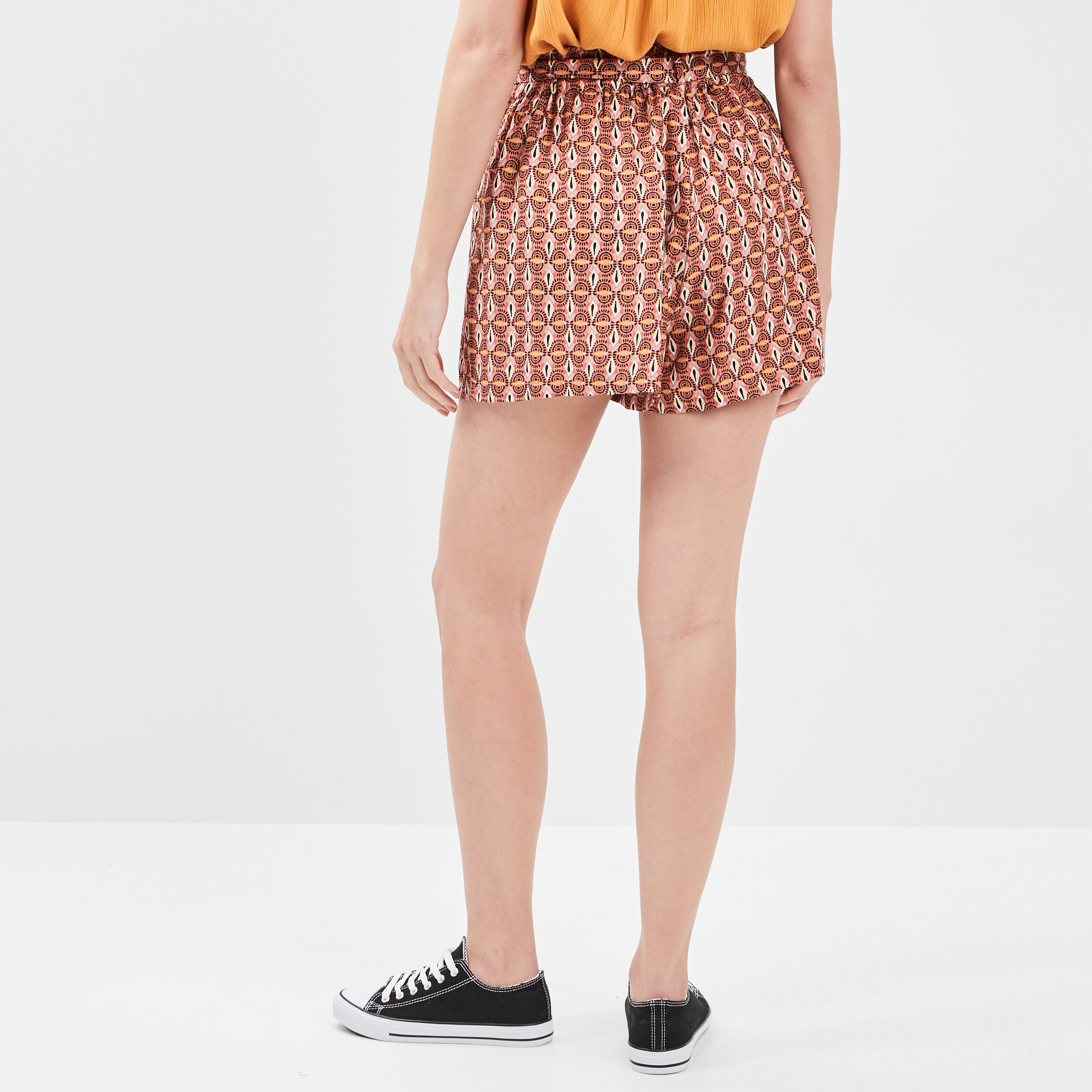 Short ample fluide vieux rose femme | La Halle