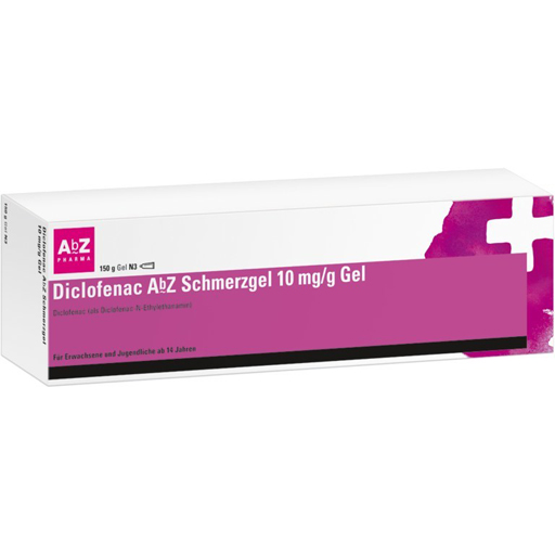 DICLOFENAC AbZ Schmerzgel 10 mg/g  150 g  Gel