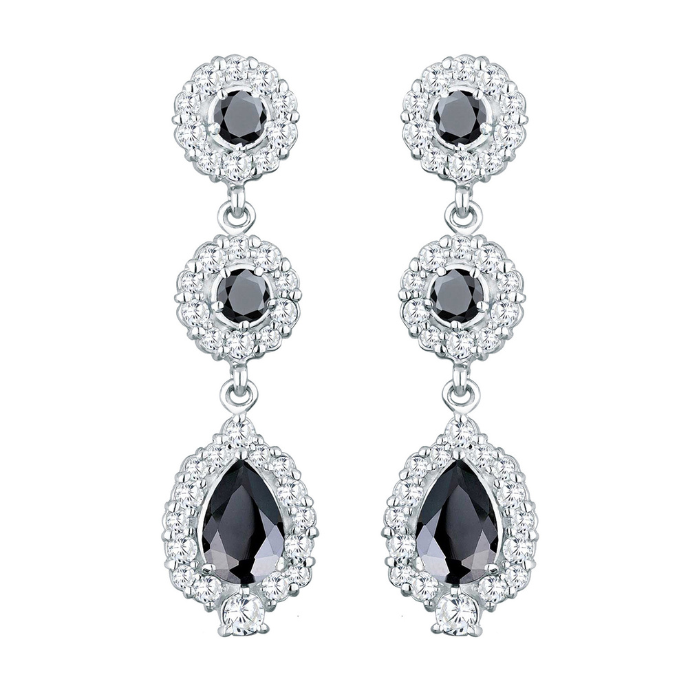 Elli PREMIUM Elli PREMIUM Boucles d'Oreilles Tropfen Ohrhänger Zirkonia 925 Silber Boucles d'oreilles