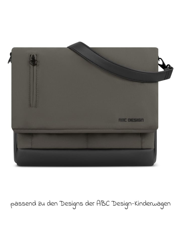 ABC-Design Wickeltasche Urban - inkl. Wickelunterlage in grau günstig kaufen onesize