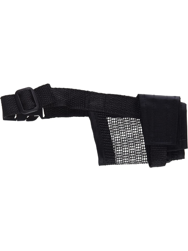 COFI 1453 Maulkorb mit Netzeinsatz stufenlos verstellbar in Schwarz günstig kaufen onesize