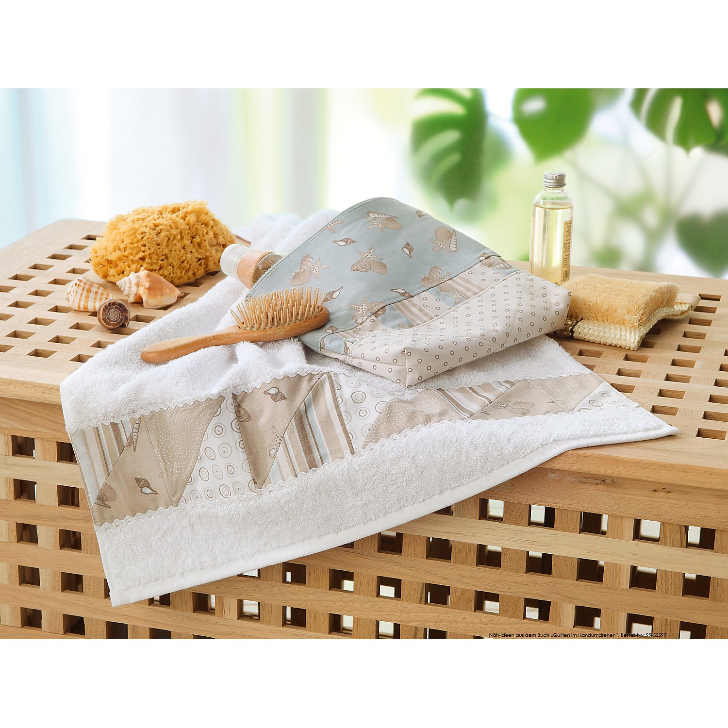 buttinette Handtuch, weiß