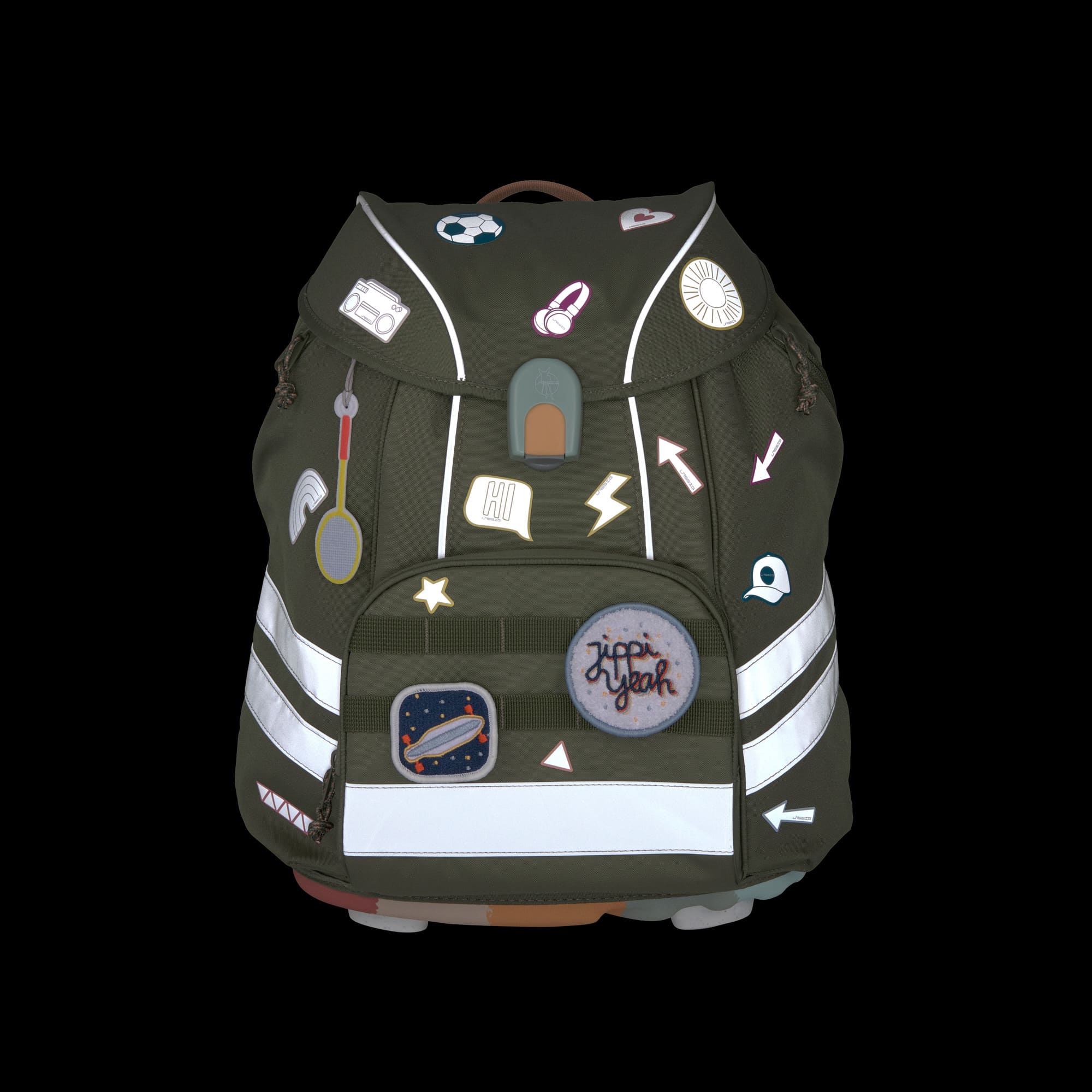 Reflektierende Aufkleber - Pimp your Bag, Rainbow