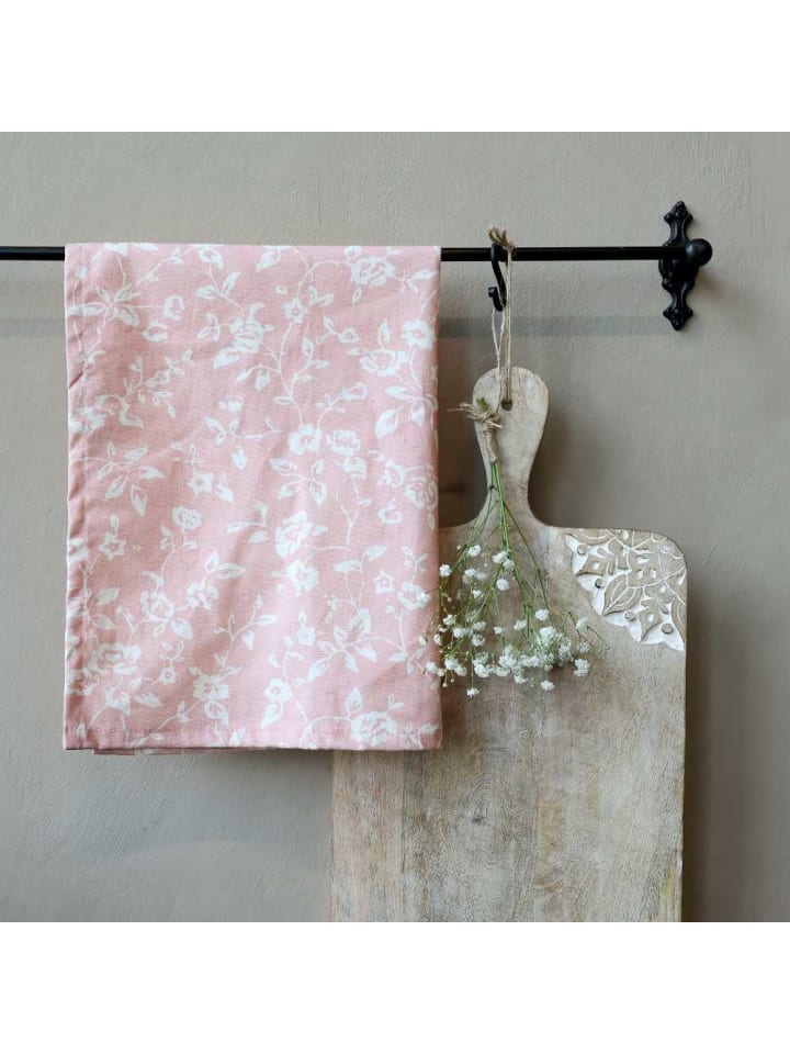 Chic Antique Geschirrtuch AIX Rosa mit Wildrosen günstig kaufen onesize