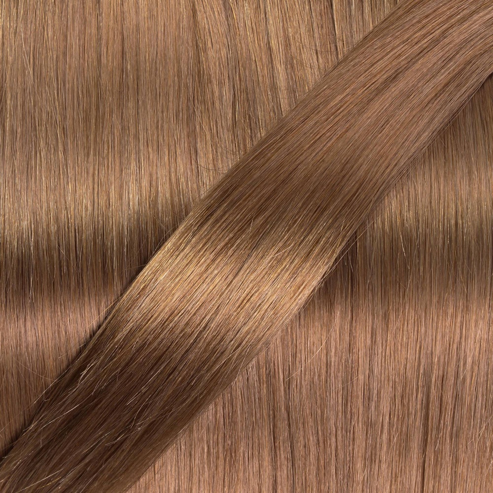 hair2heart Extensions adhésives cheveux naturels #14 blond foncé extensions