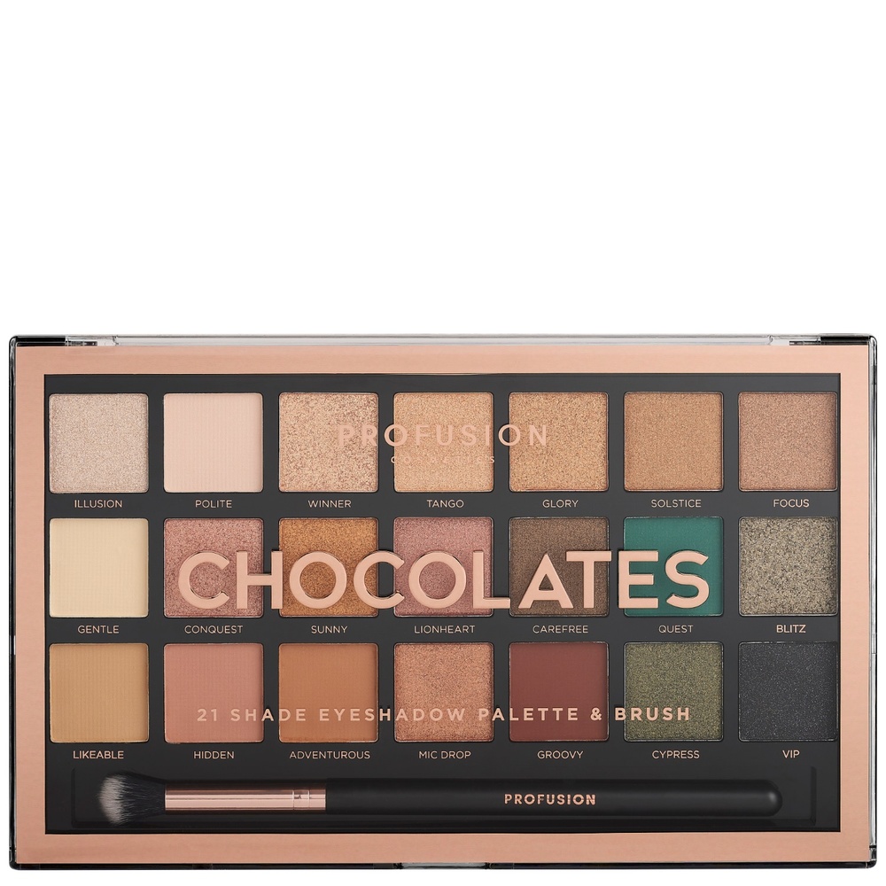 Profusion Cosmetics Palette Yeux 21 Pro Chocolates Palette de maquillage