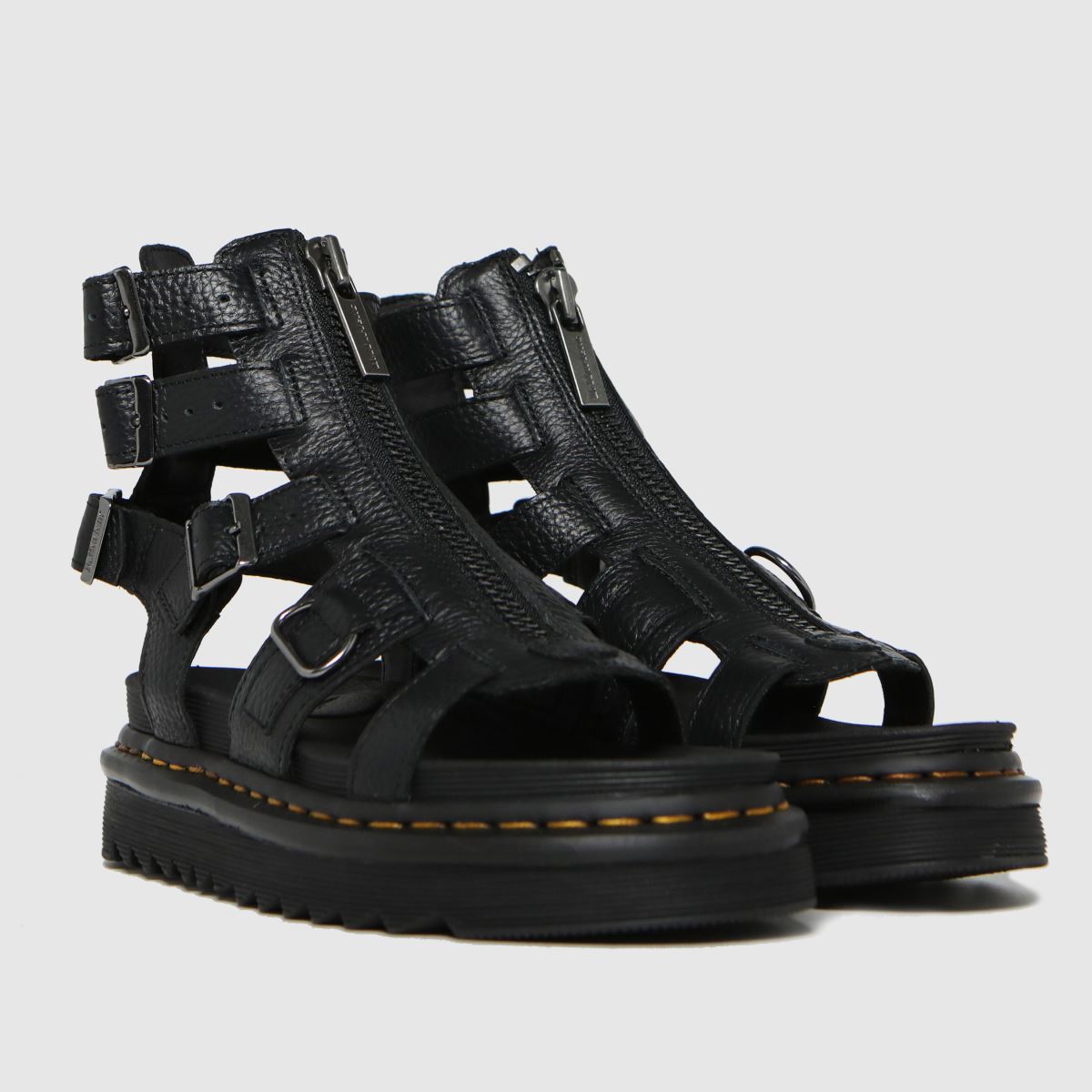 Dr Martens – Olson – Svarta sandaler